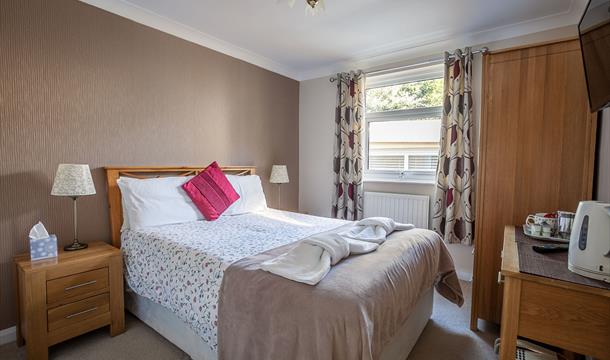 Double bedroom at Hotel Balmoral, Torquay, Devon