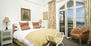Double bedroom, Cove Cottage, Cary Arms, Babbacombe, Torquay, Devon