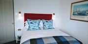 Double Bedroom, Cove Cottage, Cary Arms, Babbacombe, Torquay, Devon