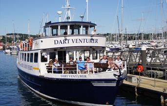 Dart Venturer at Toquay harbour just before departure to sail to Dartmouth!