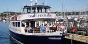 Dart Venturer at Toquay harbour just before departure to sail to Dartmouth!