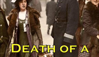 poster of death of a suffragette