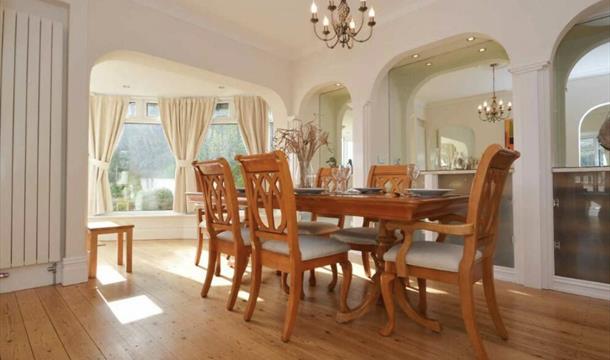 Dining Room, Rock House, Torquay, Devon