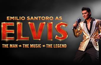 Emilio Santoro as Elvis, Babbacombe Theatre, Torquay, Devon