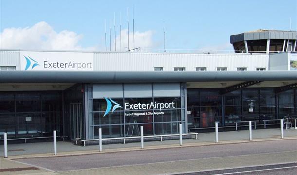 Entrance of Exeter Airport