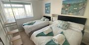Family Bedroom, The Garden Flat, 2 Elmsleigh Park, Paignton, Devon