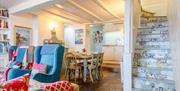 Open plan lounge/diner/kitchen, Guillemot Cottage, 38 Overgang, Brixham, Devon