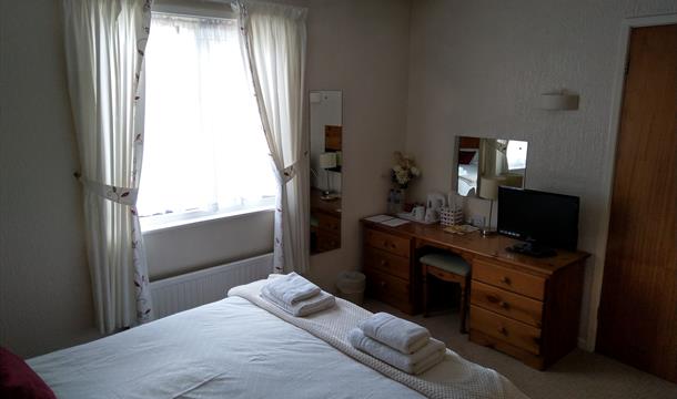 Bedroom at the Capri, Torquay, Devon