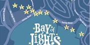 Map of Bay of Lights Illumination Trail, Torquay, Devon