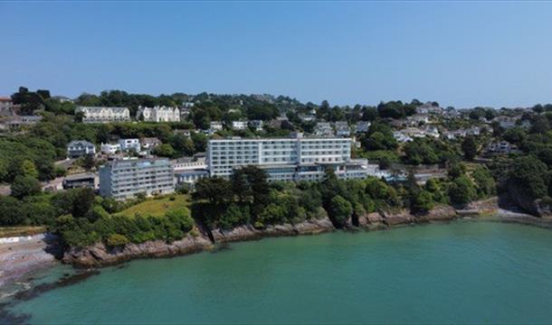 View of the Imperial Hotel from the sea, Torquay, Devon
