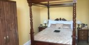 4 poster bedroom, Kings Lodge, Torquay, Devon