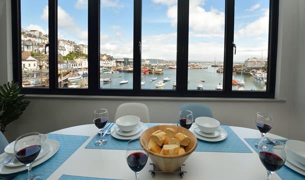 View from Kings Quay Holiday Apartments, Brixham, Devon