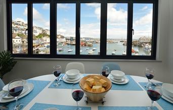 View from Kings Quay Holiday Apartments, Brixham, Devon