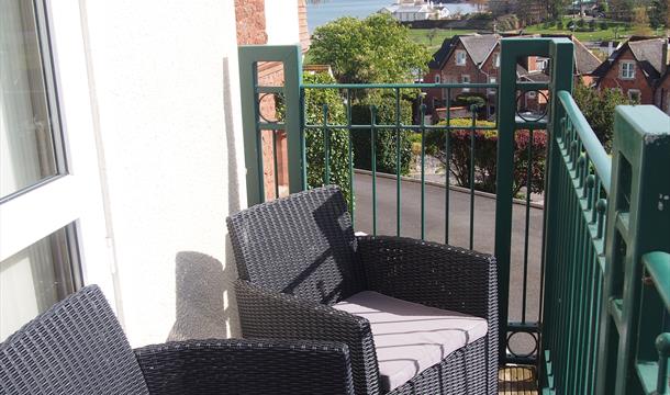 Balcony of 3 Braeside Mews Self Catering Accommodation in Paignton Devon