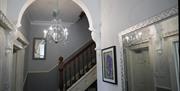 Hallway and staircase, The Parks, Rathmore Road, Torquay, Devon