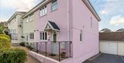 Exterior, parking and garage, The Pink House, 86 York Road, Paignton, Devon