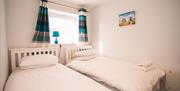 Twin Bedroom, Puffin 4, The Cove, Brixham, Devon