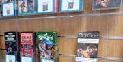 QR codes are close to most of the visitor attraction leaflets in the English Riviera Visitor Information Centre