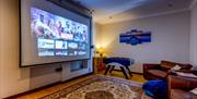 Cinema room with Games Console and access to all streaming services.