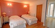 Twin bedroom, Riviera Apartment, Riviera Mansion, Torquay, Devon