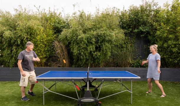 Table tennis, Romany, 24 Waterside Road, Paignton, Devon