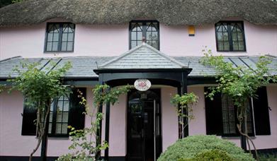 Outside, Rose Cottage at The Cary Arms in Babbacombe, Torquay
