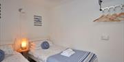 Twin Bedroom, Seagulls Rest, 5 Higher Street, Brixham, Devon