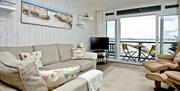 Lounge with view, Shipshape, 11 Heath Court, Brixham, Devon