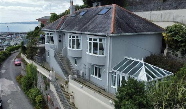 Side view, Rock House, Torquay, Devon