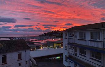 Sunset Ove Brixham Harbour - Torbay View, 10 Dolphin Court