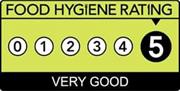 Food Hygiene Rating 5 Star, Taylors Seafront Kiosk, Preston Beach, Paignton