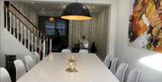 Dining Table, The TownHouse, Old Torwood Road, Torquay, Devon