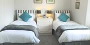 Twin Bedroom at The Links/White House, Torquay, Devon