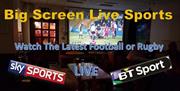 Live Sports screening, Upton Social Club, Torquay, Devon