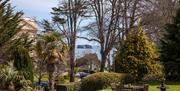 Garden and sea view at Hotel Balmoral, Torquay, Devon