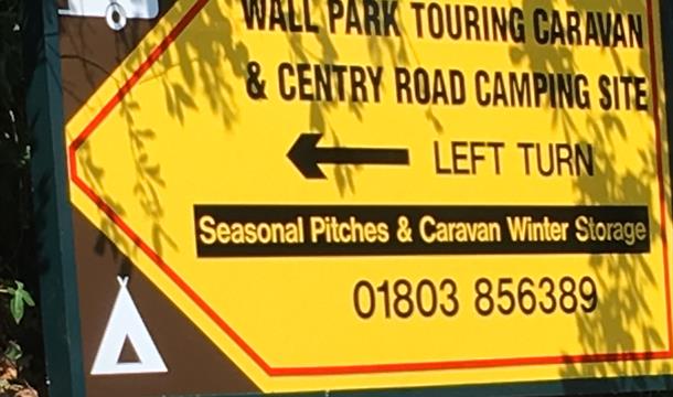 Wall Park Touring Caravan and Centry Road Camping Site