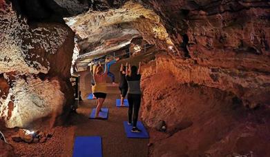 Yoga in the Caves, Kents Cavern, Torquay, Devon