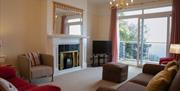 Lounge with sea view, York Lodge West, Berry Head Road, Brixham