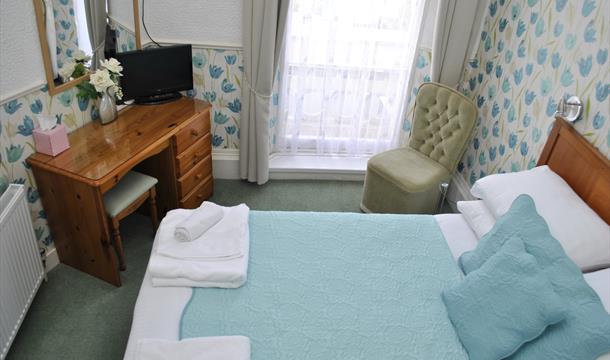 Bedroom at Hotel Patricia, Torquay, Devon