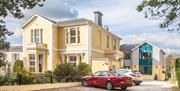FREE level-parking for all guest rooms at Court Prior, Torquay, Devon