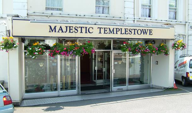 Entrance at The Templestowe Hotel, Torquay, Devon