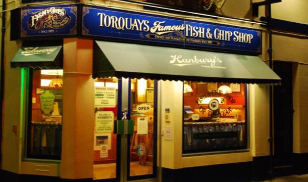 Hanbury's Fish Restaurant Torquay, Devon