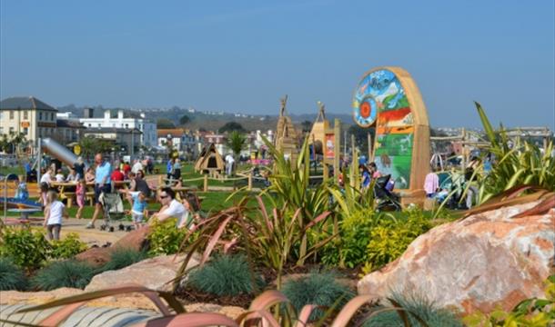 Geoplay Park stones in Paignton