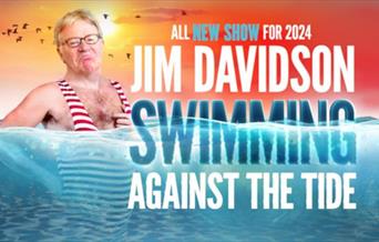 Jim Davidson swimming against the tide, babbacombe theatre, Torquay