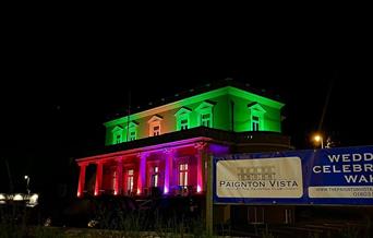 Paignton Club venue at night
