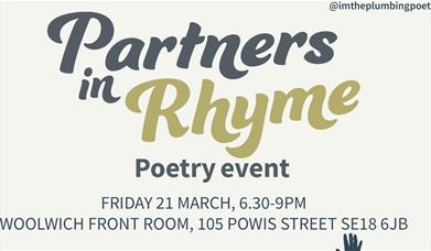 An intimate & interactive evening celebrating fresh poetic voices, hosted by Partners in Rhyme! Meet the poets, hear their words, engage!