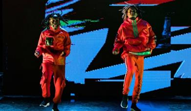 © Tiu Makkonen - CROWD_CTRL performance is where Afro street moves collide with tech and LED visuals