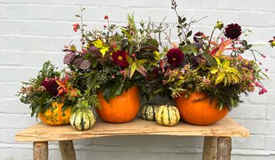 Celebrate the spirit of autumn with our unique Pumpkin Floral Arrangement Workshop in London