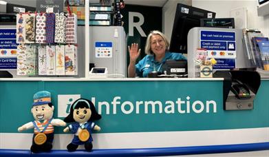 Join the DLR summer treasure hunt with mascots DLR Dave and Doris!