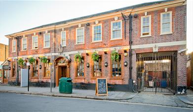 Outside the front of Eltham GPO Pub.